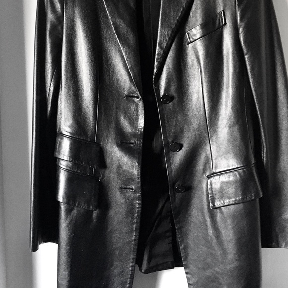 Richard Tyler Leather Jacket - Picture 7 of 8
